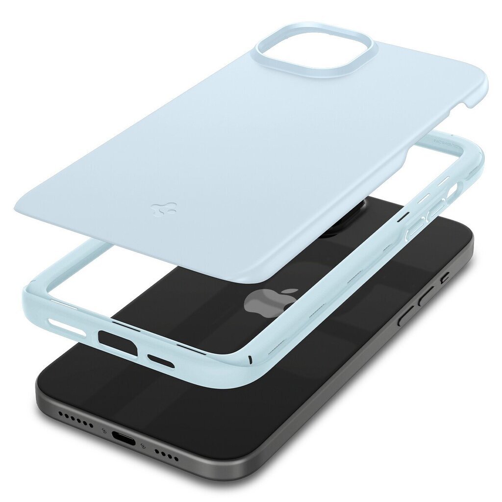 Spigen Thin Fit case iPhone 15 - blue hind ja info | Telefonide kaitsekaaned ja -ümbrised | hansapost.ee