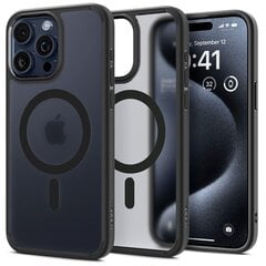 Spigen Ultra Hybrid Mag iPhone 15 Pro 6.1" Magsafe frost Black ACS06720 hind ja info | Telefonide kaitsekaaned ja -ümbrised | hansapost.ee
