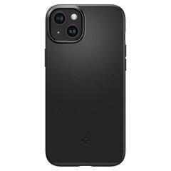 Spigen Thin Fit iPhone 15 6.1" Black ACS06776 hind ja info | Telefonide kaitsekaaned ja -ümbrised | hansapost.ee