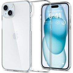Spigen Liquid Crystal iPhone 15 6.1" Crystal Clear ACS06786 hind ja info | Telefonide kaitsekaaned ja -ümbrised | hansapost.ee
