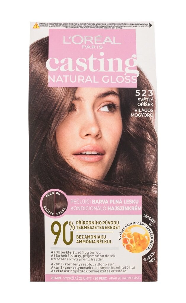 Poolpüsiv juuksevärv Casting Natura l Gloss 48 ml цена и информация | Juuksevärvid | hansapost.ee