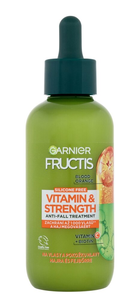 Seerum Fructis Vitamin & Strength juuste väljalangemise vastu, 125 ml hind ja info | Juuksemaskid, õlid ja seerumid | hansapost.ee