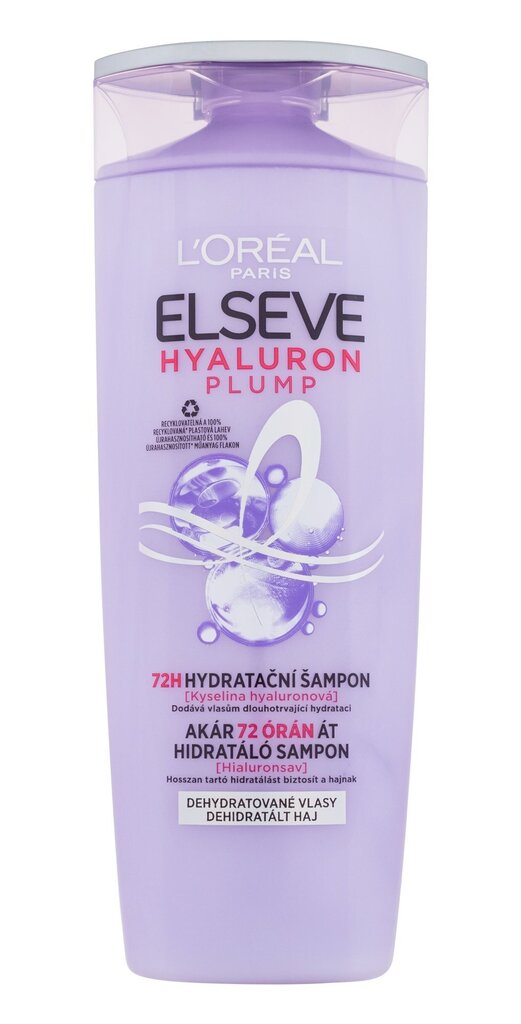 Šampoon Elseve Hyaluron Plump Shampoo цена и информация | Šampoonid | hansapost.ee