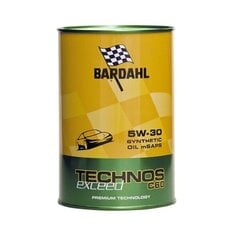 Bardahl Technos Exceed C60 5W-30 sünteetiline mootoriõli, 1L hind ja info | Mootoriõlid | hansapost.ee