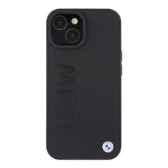 BMW BMHMP15SSLLBK iPhone 15 6.1" czarny|black Magsafe hardcase Signature Logo Imprint цена и информация | Чехлы для телефонов | hansapost.ee