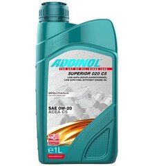 Õli Addinol Superior 020 C5 0w20 Volvo - 1L цена и информация | Моторные масла | hansapost.ee