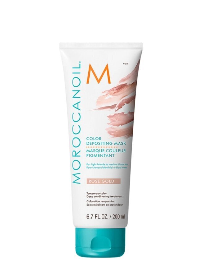 Tooniv juuksemask Moroccanoil 200 ml, Rose Gold цена и информация | Juuksevärvid | hansapost.ee