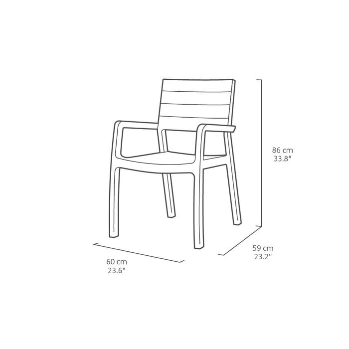 Aiatool Harmony Armchair hind ja info | Aiatoolid, rõdutoolid | hansapost.ee