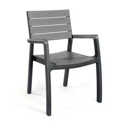 Садовый стул Harmony Armchair, серый цена и информация |  Садовые стулья, кресла, пуфы | hansapost.ee