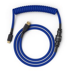 Glorious PC Gaming Race Coiled Cable Cobalt цена и информация | Адаптеры, USB-разветвители | hansapost.ee