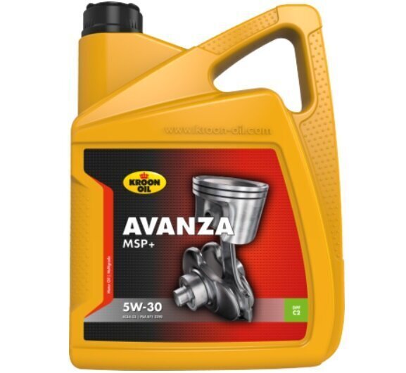 Sünteetiline õli Kroon-Oil Avanza MSP+ 5W-30, 5 L hind ja info | Mootoriõlid | hansapost.ee