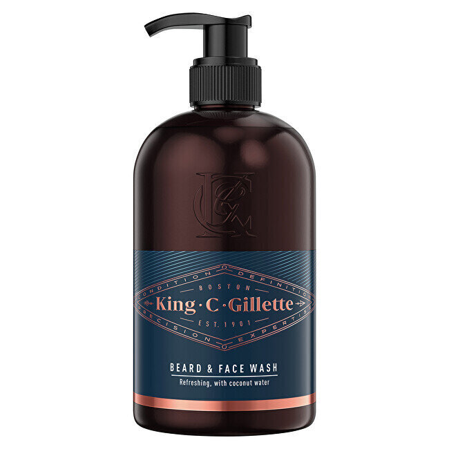 Šampoon habemele ja näole King C. Gillette, 350 ml цена и информация | Raseerimisvahendid | hansapost.ee