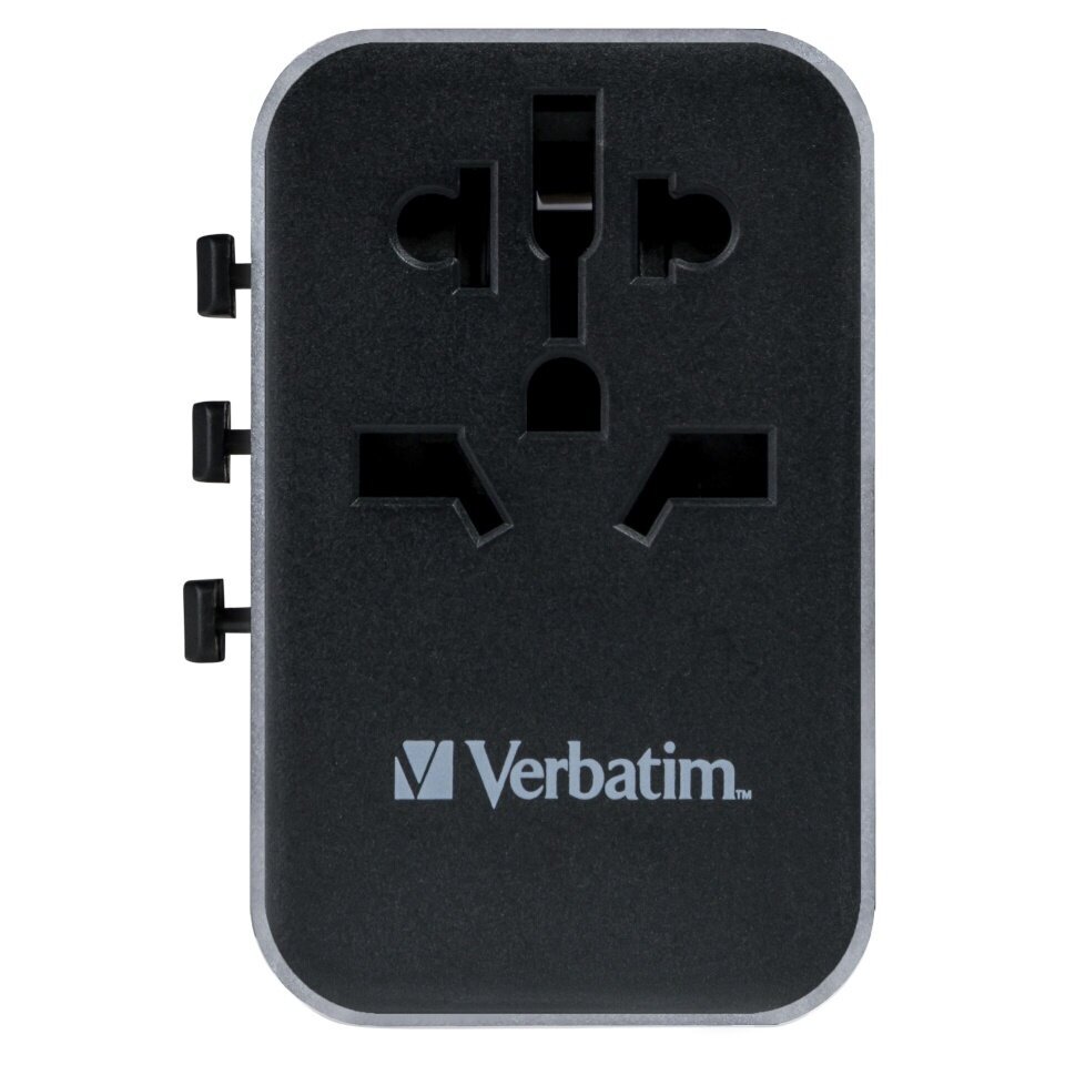 Verbatim Uni.Travel Adapt.UTA-04 USB-C 61W 2xUSB-C 3xUSB-A 49546 hind ja info | USB adapterid ja jagajad | hansapost.ee