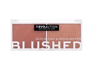 Põsepuna ja highlighter palett Makeup Revolution Colour Play Blushed Baby hind ja info | Päikesepuudrid ja põsepunad | hansapost.ee