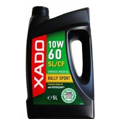 Mootoriõli XADO Atomic OIL Rally Sport 10W-60 SL/CF (5L) hind ja info | Mootoriõlid | hansapost.ee