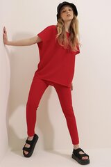 Kostüüm naistele, punane цена и информация | Женские костюмы | hansapost.ee