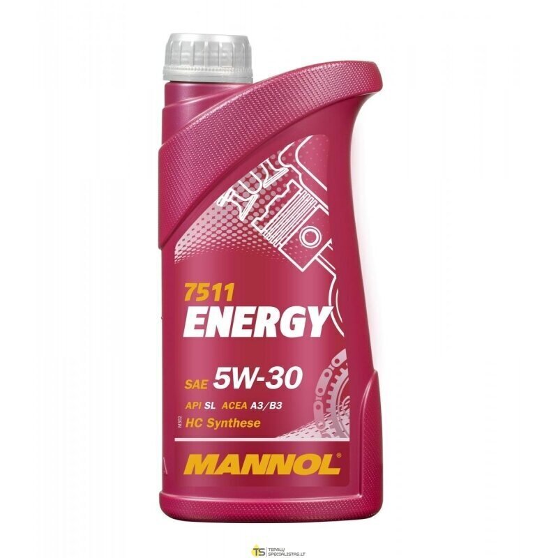Õli Mannol Energy 5W30 1L, täissünteetiline цена и информация | Mootoriõlid | hansapost.ee