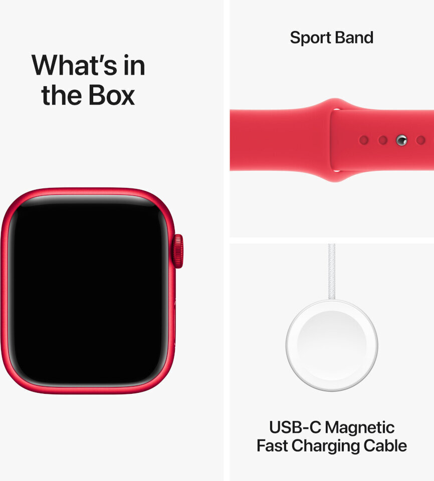 Apple Watch Series 9 GPS + Cellular 45mm Red hind ja info | Nutikellad, laste nutikellad | hansapost.ee