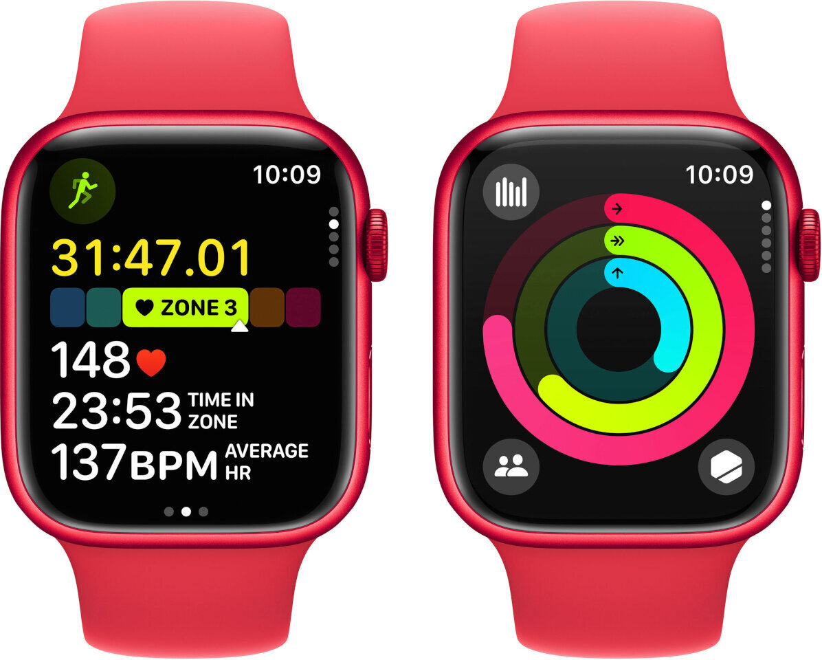 Apple Watch Series 9 GPS + Cellular 45mm Red цена и информация | Nutikellad, laste nutikellad | hansapost.ee