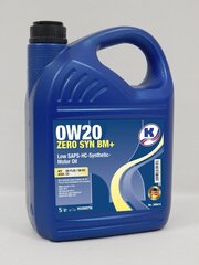 Sünteetiline mootoriõli Kuttenkeuler Zero Syn MB + 0W20, 5L price and information | Engine oils | hansapost.ee