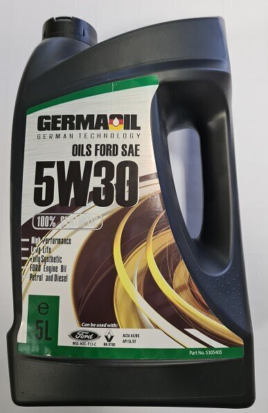 Sünteetiline mootoriõli Germanoil Ford 5W30, 5L hind ja info | Mootoriõlid | hansapost.ee