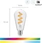 Lambipirn WiZ Smart, E27, ST64, RGB, Wi-Fi, 2200-6500 K, läbipaistev, 470 lm, 1tk цена и информация | Lambipirnid ja LED-pirnid | hansapost.ee