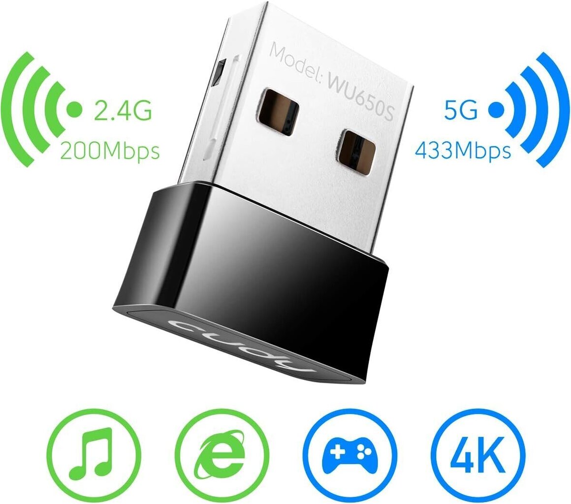 Cudy WU650 hind ja info | USB adapterid ja jagajad | hansapost.ee