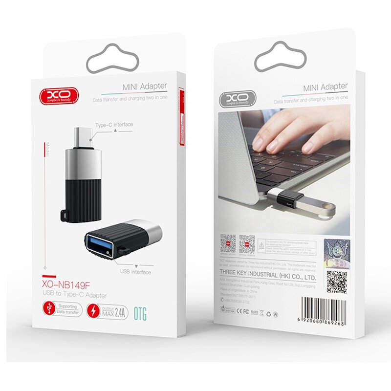 XO NB149-F hind ja info | USB adapterid ja jagajad | hansapost.ee