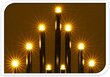 LED-tuledega Advendiküünal hind ja info | Jõulukaunistused | hansapost.ee