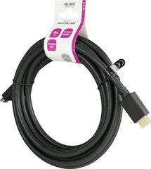 Deltaco, HDMI, 4 м цена и информация | Кабели и провода | hansapost.ee