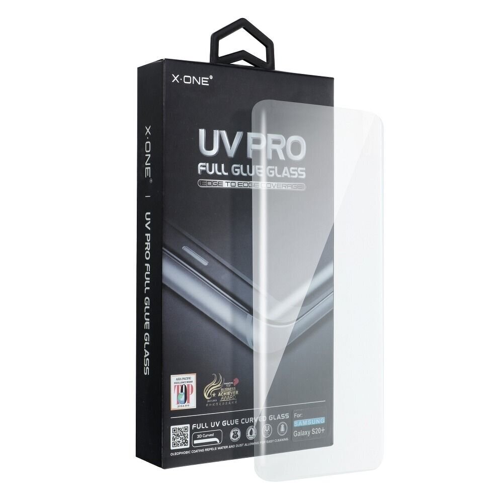 UV Pro Tempered Glass X-One Samsung Galaxy S20 Plus hind ja info | Ekraani kaitseklaasid ja kaitsekiled | hansapost.ee