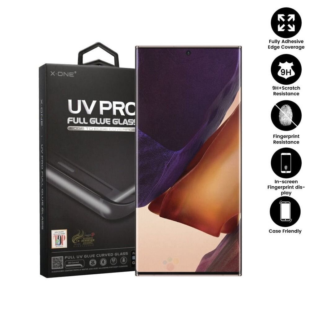 UV Pro Tempered Glass X-One Samsung Galaxy S20 Plus hind ja info | Ekraani kaitseklaasid ja kaitsekiled | hansapost.ee