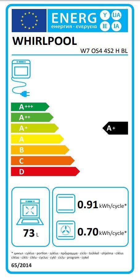 Whirlpool W7OS44S2HBL hind ja info | Ahjud | hansapost.ee