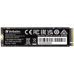 Verbatim Vi5000 141374021VOK цена и информация | Внутренние жёсткие диски (HDD, SSD, Hybrid) | hansapost.ee