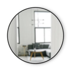 Настенное зеркало Umbra Hub, черное цена и информация | Подвесные зеркала | hansapost.ee