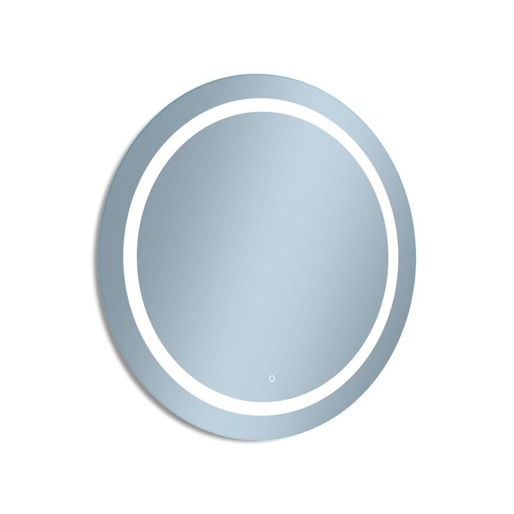 Peegel valgustusega Venti Ring, hõbedane värv hind ja info | Peeglid vannituppa | hansapost.ee