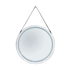 Подвесное зеркало Loft, 75x75 см, серебристого цвета цена и информация | Зеркала | hansapost.ee