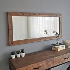Зеркало Kalune Design 2130, коричневое цена и информация | Подвесные зеркала | hansapost.ee
