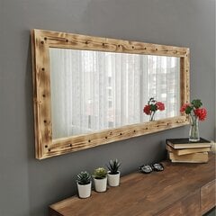Зеркало Kalune Design 2132, коричневое цена и информация | Подвесные зеркала | hansapost.ee