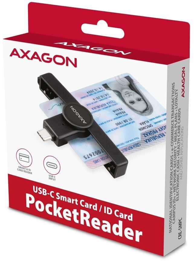 Axagon CRE-SMPC hind ja info | USB adapterid ja jagajad | hansapost.ee