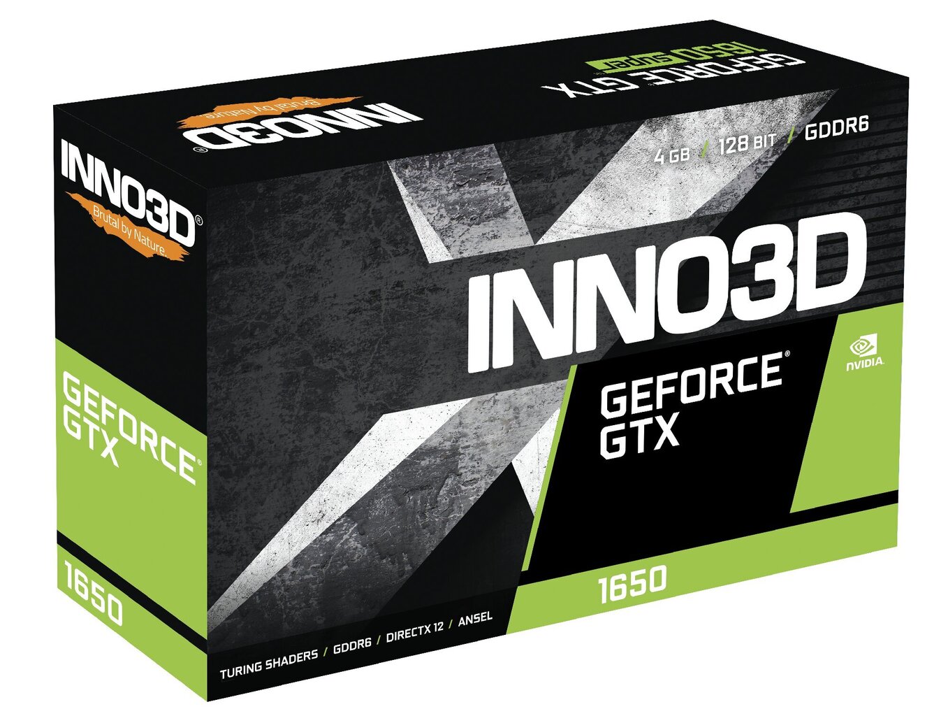 Inno3D GeForce GTX 1650 Twin X2 OC V3 (N16502-04D6X-171330N) цена и информация | Videokaardid | hansapost.ee