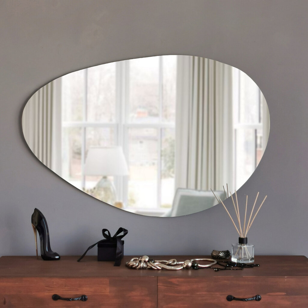 Peegel Kalune Design Porto Ayna, must цена и информация | Peeglid | hansapost.ee