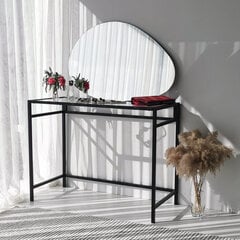 Зеркало Kalune Design Porto Ayna 90x60см, черное цена и информация | Зеркала | hansapost.ee