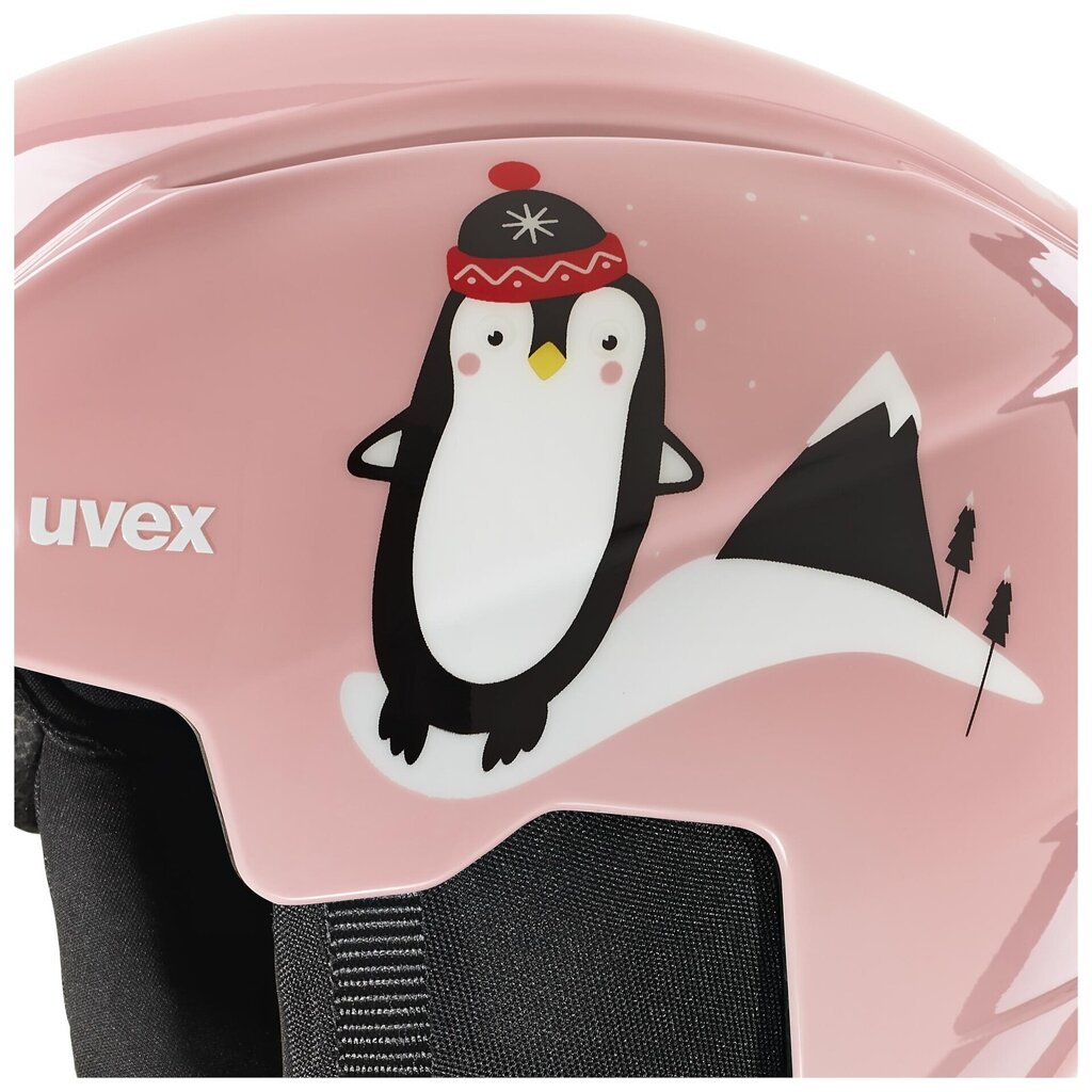 Laste Uvex kiiver, roosa цена и информация | Suusakiivrid | hansapost.ee