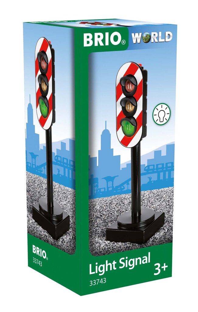 BRIO valgusfoor rongirajale Railway Light Signal, 33743 hind ja info | Mänguasjad poistele | hansapost.ee