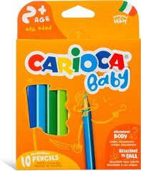 Caricoa värvipliiatsid Baby 10 tk hind ja info | Kunstitarbed, voolimise tarvikud | hansapost.ee