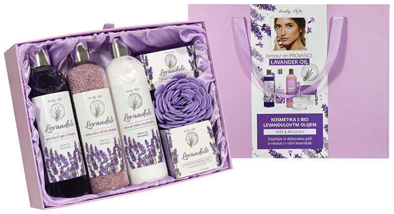 Lavendliga kosmeetika kinkekomplekt Vivaco Lavender premium hind ja info | Kehakreemid, kehaõlid ja losjoonid | hansapost.ee