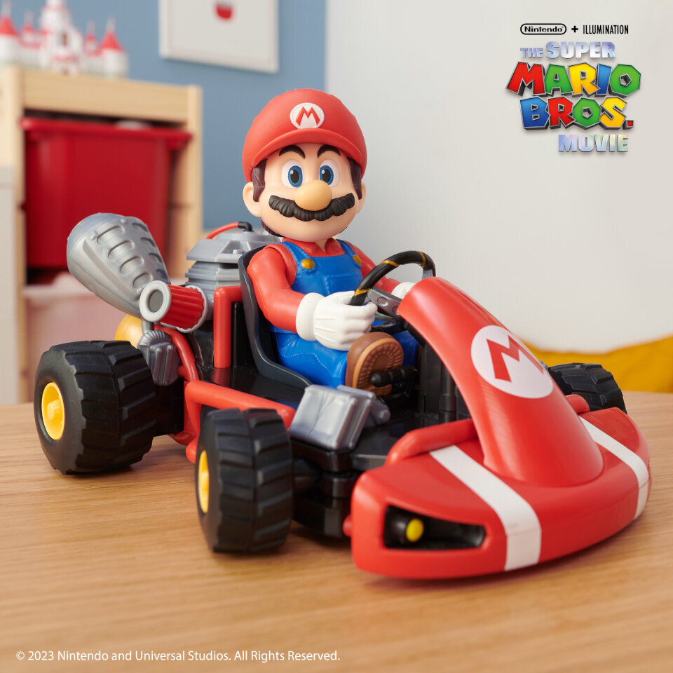 Mänguauto JAKKS Pacific RC Nintendo Super Mario hind ja info | Mänguasjad poistele | hansapost.ee