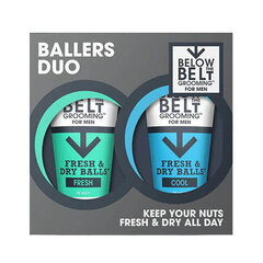 Intiimpesugeel meestele Below the Belt Fresh Ballers Duo, 2x75 ml hind ja info | Intiimhügieeni tooted | hansapost.ee