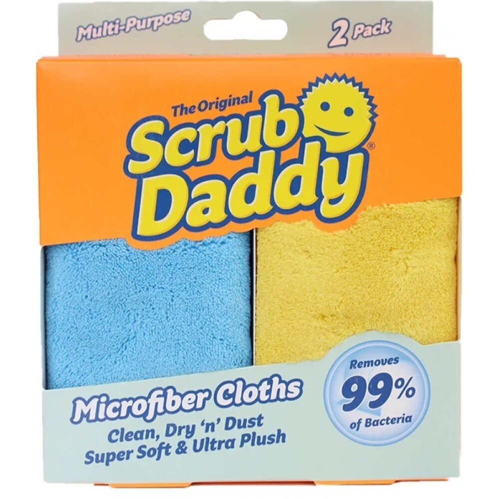 Mikrofiiberlapp Scrub Daddy, 2tk цена и информация | Puhastustarvikud | hansapost.ee